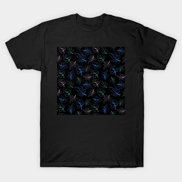 woodsy leaves pattern T-Shirt by IrenesGoodies